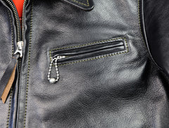 Aero Premier Highwayman, size 38, Blackened Brown Vicenza Horsehide