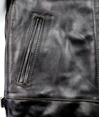 Aero Premier Highwayman, size 38, Blackened Brown Vicenza Horsehide