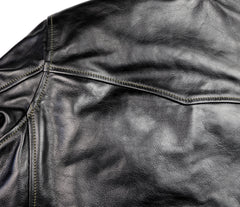 Aero Premier Highwayman, size 38, Blackened Brown Vicenza Horsehide
