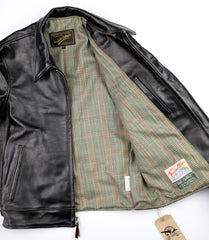 Aero Premier Highwayman, size 38, Blackened Brown Vicenza Horsehide