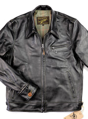 Aero Premier Highwayman, size 38, Blackened Brown Vicenza Horsehide