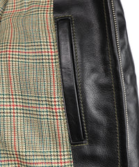 Aero Premier Highwayman, size 38, Blackened Brown Vicenza Horsehide