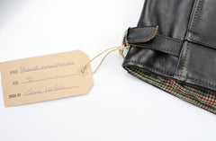 Aero Premier Highwayman, size 38, Blackened Brown Vicenza Horsehide