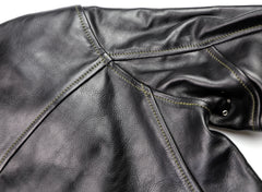 Aero Premier Highwayman, size 38, Blackened Brown Vicenza Horsehide
