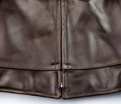 Aero Premier Highwayman, sz 40, Brown CXL Horsehide