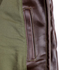 Aero Premier Highwayman, sz 40, Brown CXL Horsehide