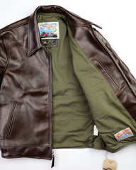 Aero Premier Highwayman, sz 40, Brown CXL Horsehide