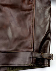 Aero Premier Highwayman, sz 40, Brown CXL Horsehide