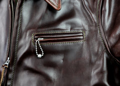 Aero Premier Highwayman, sz 40, Brown CXL Horsehide