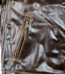 Aero Premier Highwayman, size 44, Dark Maple Bainbridge Cowhide