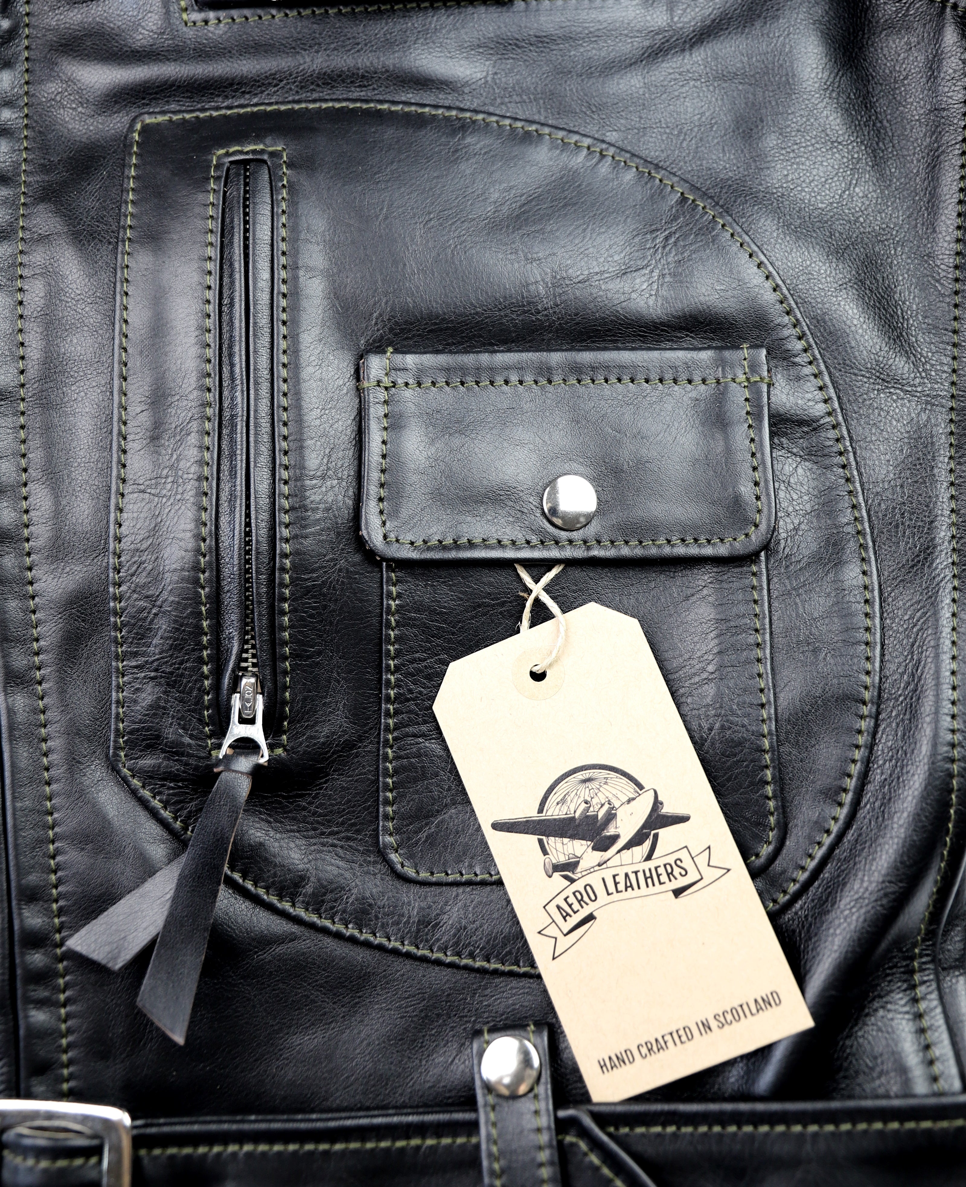 Aero D-Pocket Ridley, size 38, Blackened Brown Vicenza Horsehide – Thurston  Bros Rough Wear LLC