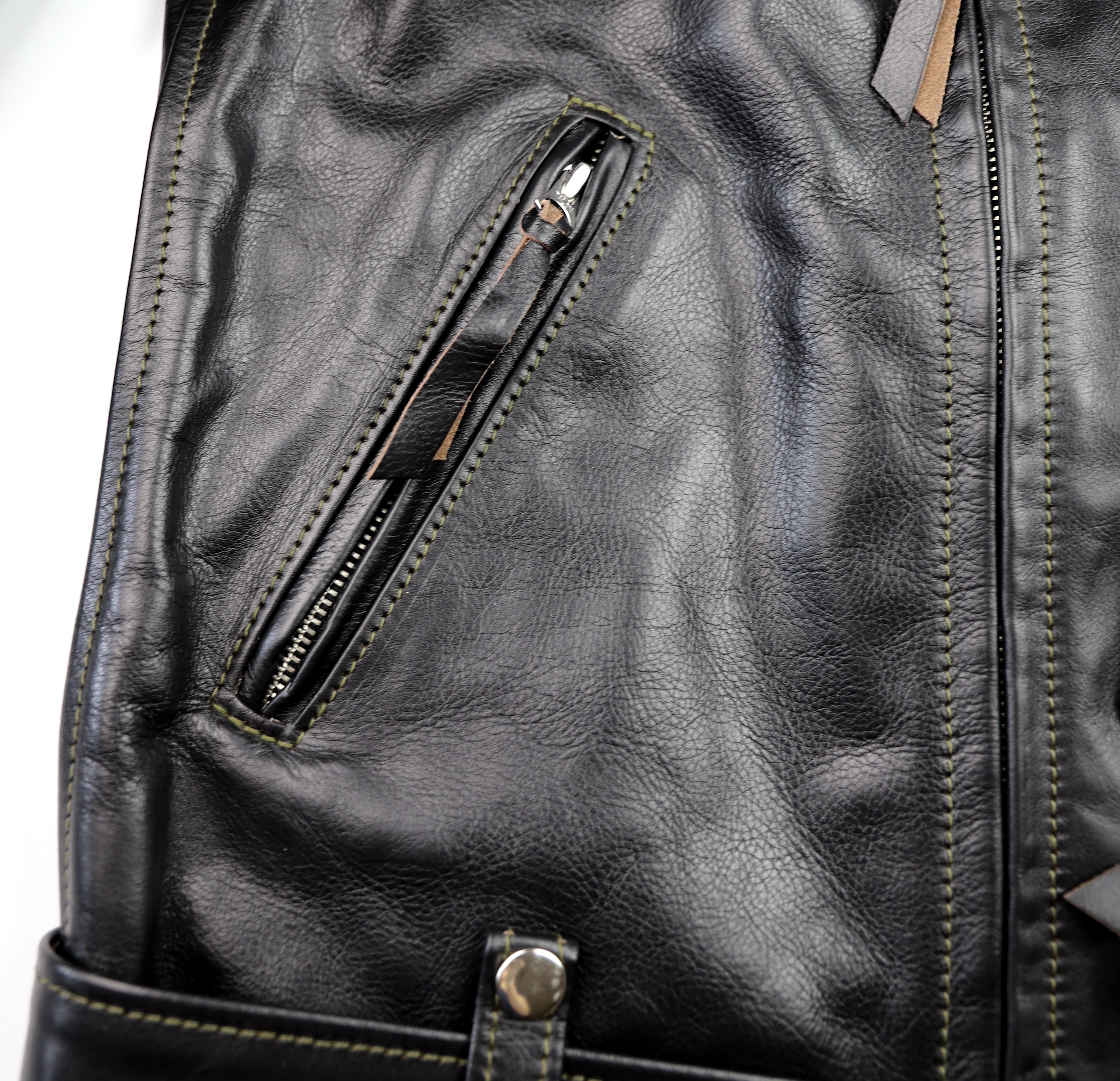 Aero D-Pocket Ridley, size – Brown Horsehide Blackened Rough Thurston Wear LLC 38, Vicenza Bros
