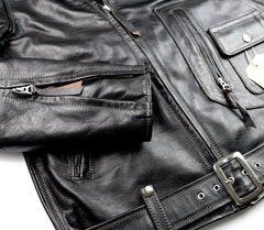 Aero D-Pocket Ridley, size 44, Blackened Brown Vicenza Horsehide