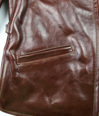 Aero Sunburst, size 36, Tobacco Badalassi Cowhide