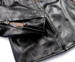 Aero Three-Pocket Ridley, size 36, Blackened Brown Vicenza Horsehide