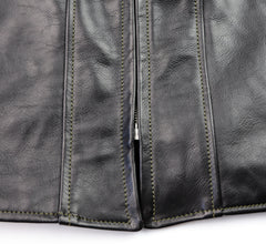 Aero Wayfarer, size 42, Blackened Brown Vicenza Horsehide