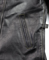 Aero Wayfarer, size 42, Blackened Brown Vicenza Horsehide