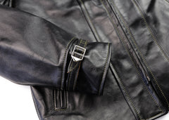 Aero Wayfarer, size 42, Blackened Brown Vicenza Horsehide