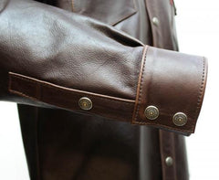 Aero Western Leather Shirt