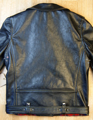 Aero Women's Motorcycle Jacket, size 4, Blackened Brown Vicenza Horsehide