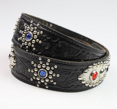 Bulbous Belt, jeweled, size 30, Black