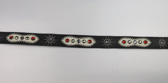 Bulbous Belt, Jeweled and Studded, size 30, Black