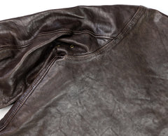 Thedi Markos Button-Up Shawl Collar Jacket, size XL, Espresso Buffalo
