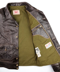 Thedi Markos Button-Up Shawl Collar Jacket, size XL, Espresso Buffalo