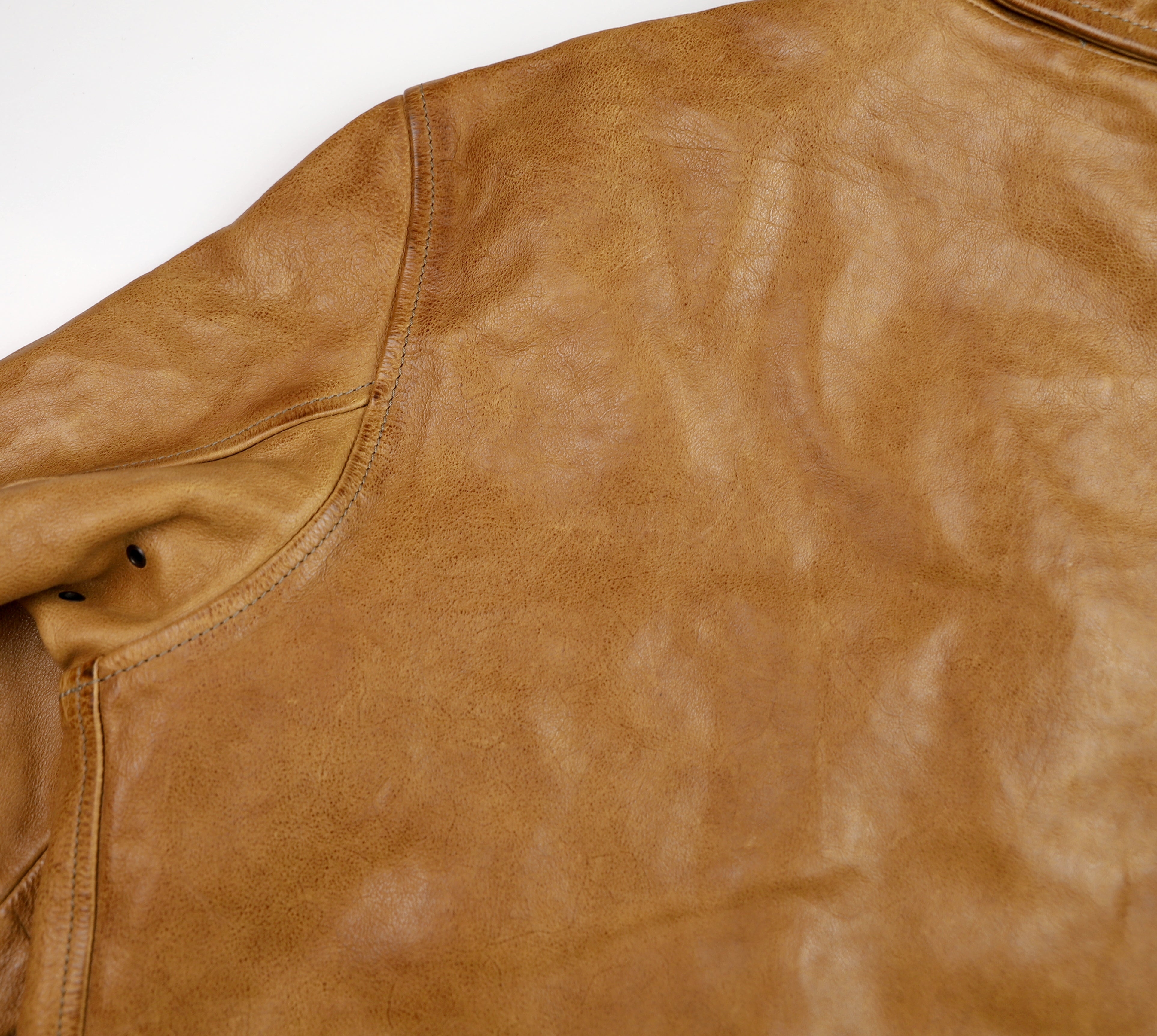 Thedi Markos Zip-Up Shawl Collar Jacket, size XXL, Cuoio Buffalo