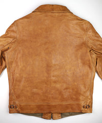 Thedi Markos Zip-Up Shawl Collar Jacket, size 4XL, Cuoio Buffalo