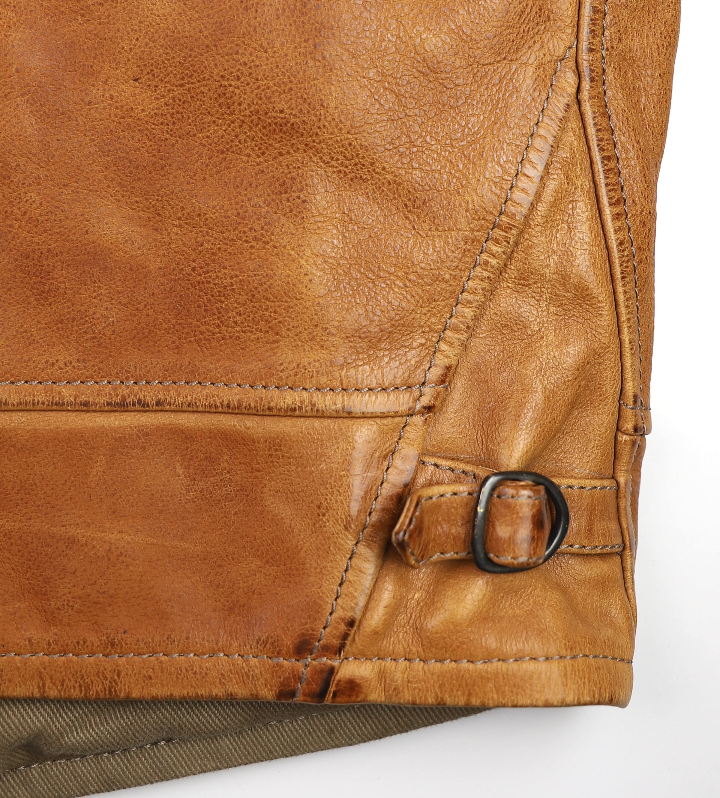 Thedi Markos Zip-Up Shawl Collar Jacket, size 4XL, Cuoio Buffalo