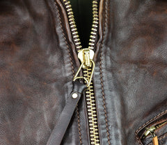Thedi Memphis Half Belt, size Large, Hand Dyed Cocoa Buffalo