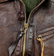 Thedi Memphis Half Belt, size Medium, Hand Dyed Cocoa Buffalo
