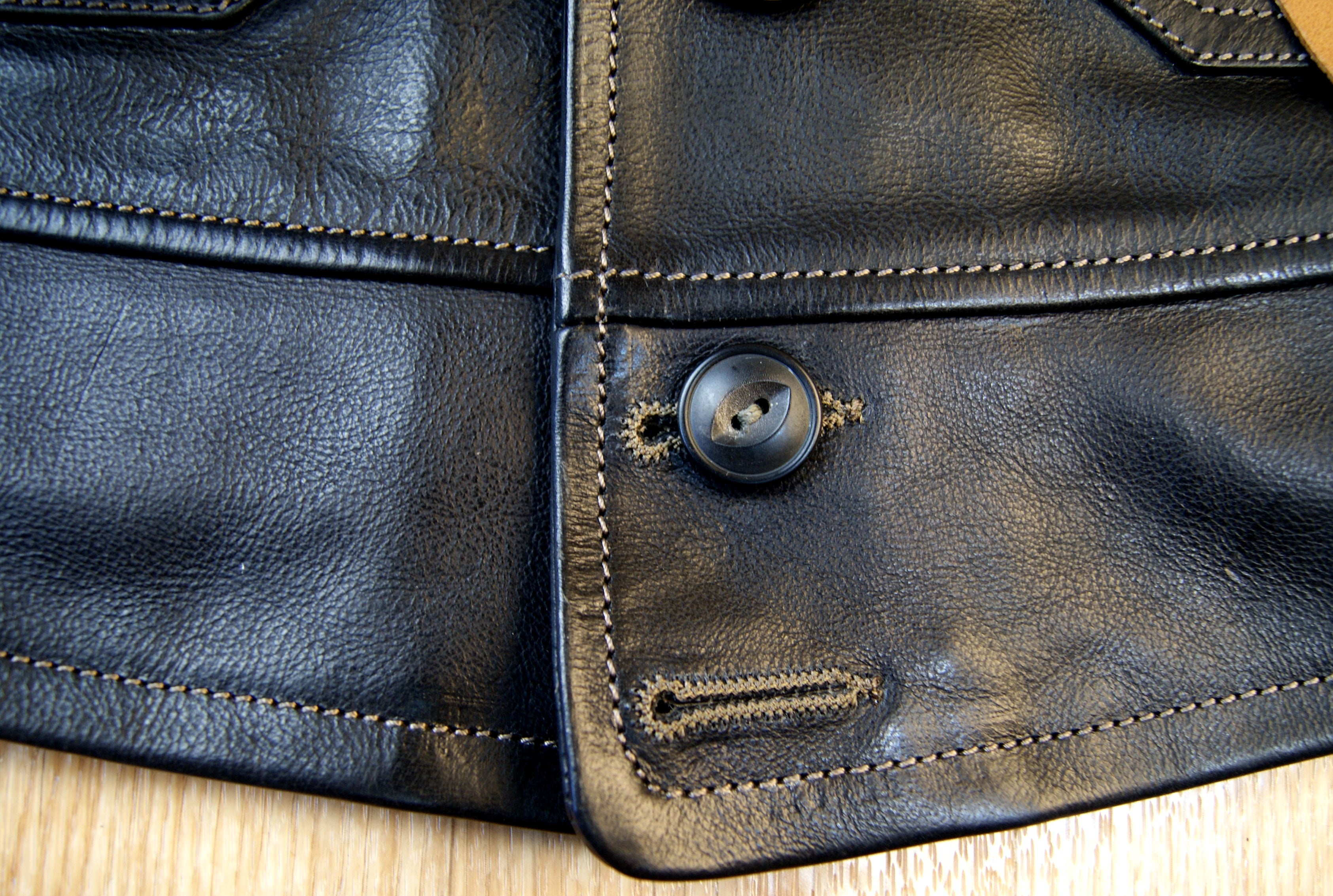 Thedi Markos Button-Up Shawl Collar Jacket, size Medium, Black Buffalo