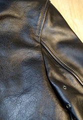 Thedi Markos Button-Up Shawl Collar Jacket, size Medium, Black Buffalo