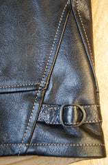 Thedi Markos Button-Up Shawl Collar Jacket, size Large, Black Buffalo