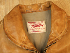 Thedi Zip-Up Markos Jacket, size Medium, Cuoio Buffalo