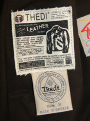 Thedi Phenix Cafe Racer Jacket, size Small, Caffe Buffalo