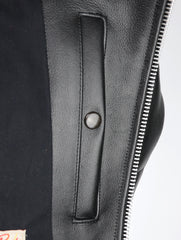 Vanson Chopper Jacket, Black Comp. Weight Cowhide, size 42