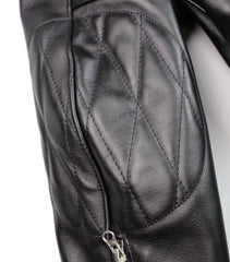 Vanson Chopper Jacket, Black Comp. Weight Cowhide, size 46