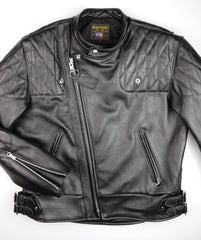 Vanson Chopper Jacket, Black Comp. Weight Cowhide, size 46