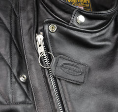 Vanson Chopper Jacket, Black Comp. Weight Cowhide, size 46