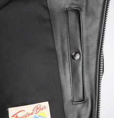 Vanson Chopper Jacket, Black Comp. Weight Cowhide, size 46