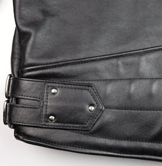 Vanson Chopper Jacket, Black Comp. Weight Cowhide, size 46