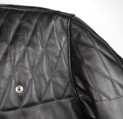 Vanson Chopper Jacket, Black Comp. Weight Cowhide, size 46