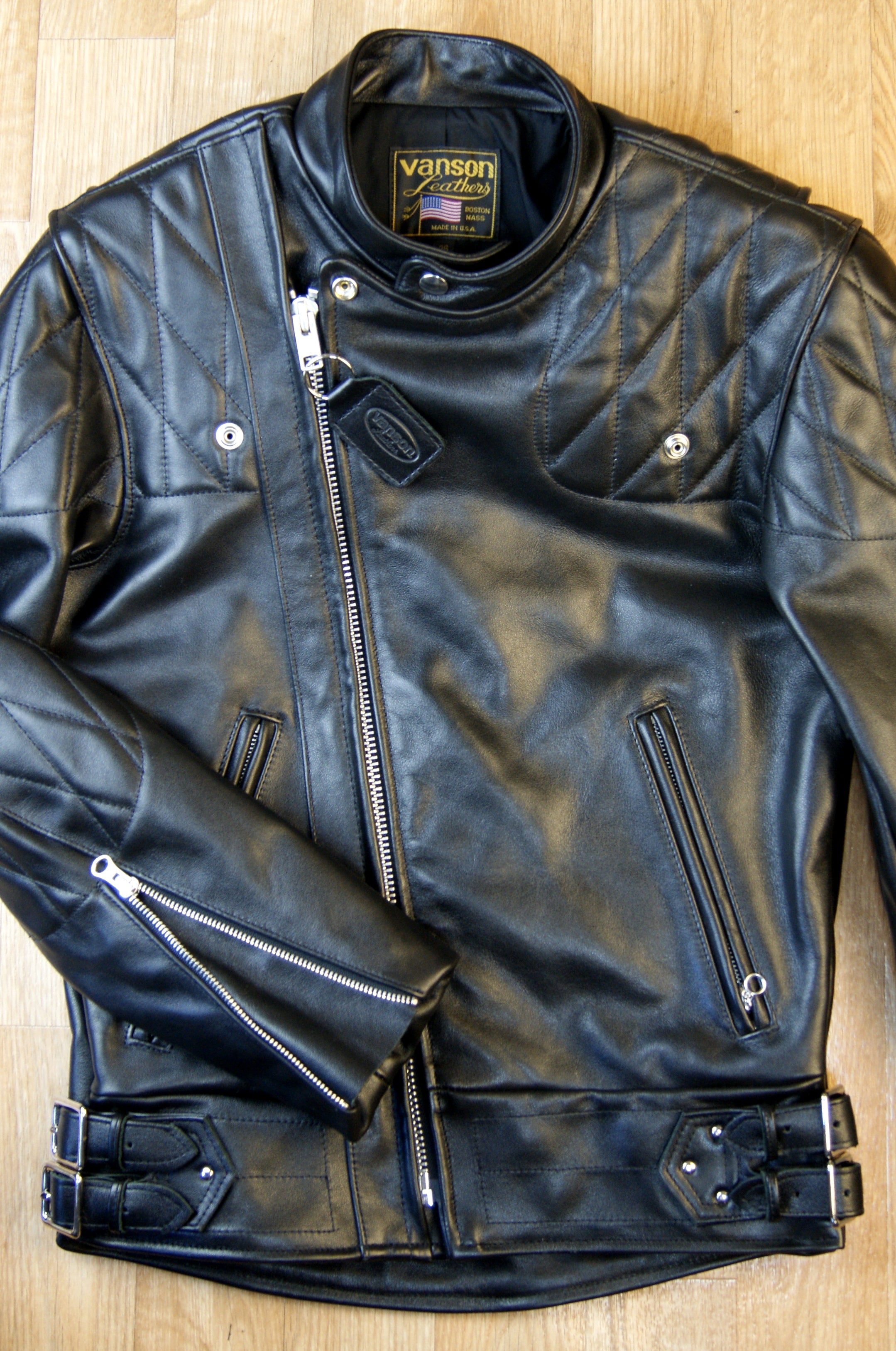 Custom Chopper Riding Jacket Vanson Chopper Jacket, size 36 – Thurston Bros Rough Wear LLC