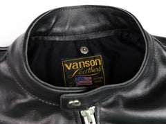 Vanson Comet PLU-3, Black Comp. Weight Cowhide, size 38