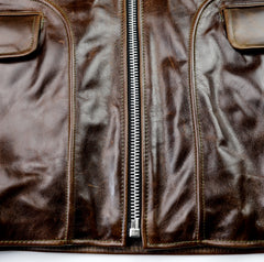 Vanson Ike, Walnut Vancouver Cowhide, size 44