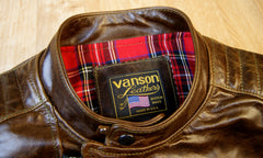 Vanson Portland, Dark Maple Bainbridge, size Large (42)