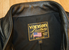Vanson Chopper Jacket, size 40